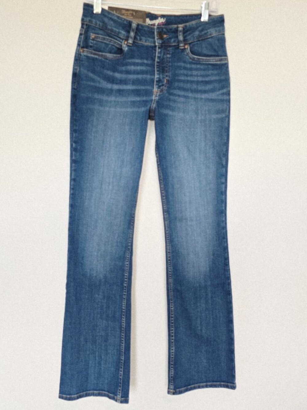 Wrangler Retro Mae Bootcut Jeans Women 7x34 Mid Wash Western NWT